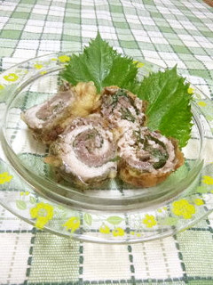 サンマの天ぷら ◎梅しそロール◎-レシピのメイン写真