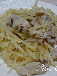 豚肉とじゃがいものシャキシャキ炒め-レシピのメイン写真