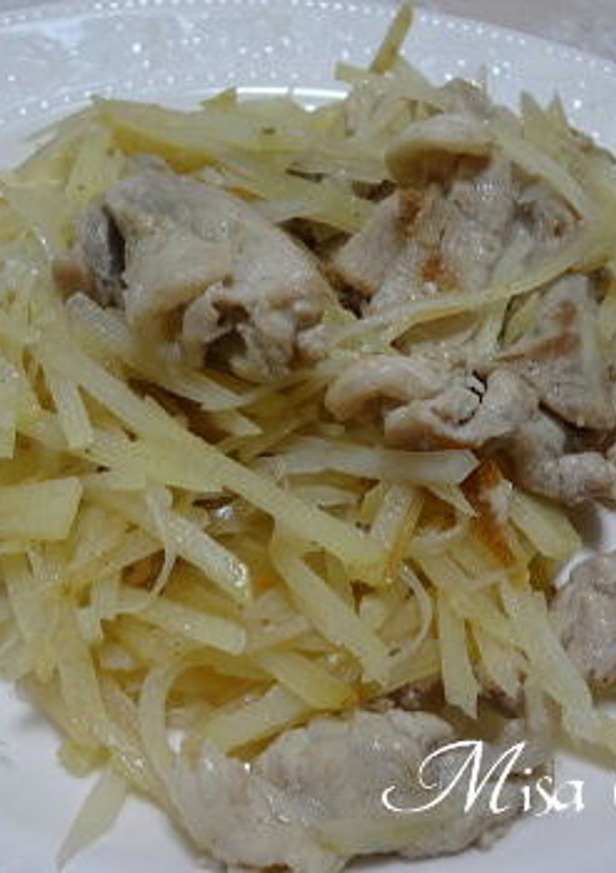 豚肉とじゃがいものシャキシャキ炒め-レシピのメイン写真