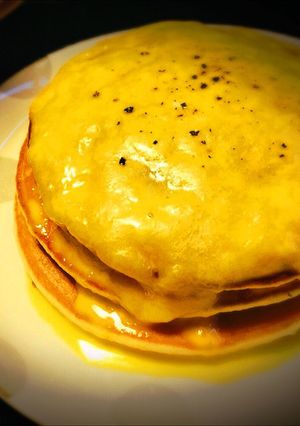 チーズメルトパンケーキ-レシピのメイン写真