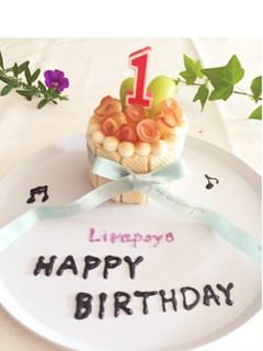 1歳のバースデーケーキ-レシピのメイン写真