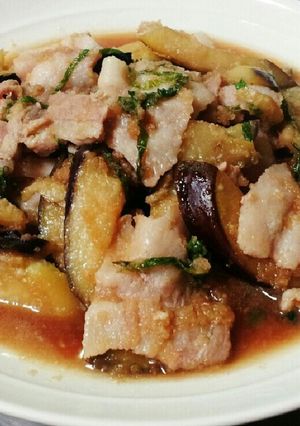 茄子と豚肉のおろしそ炒め♪味ぽんver.-レシピのメイン写真