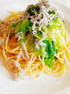 しらすとキャベツのパスタ-レシピのメイン写真