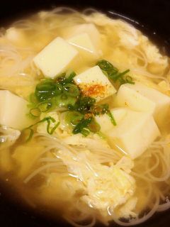 Wたまごにゅうめん-レシピのメイン写真