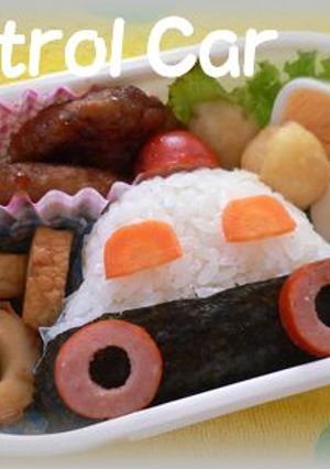 Happyお弁当**パトカー**-レシピのメイン写真