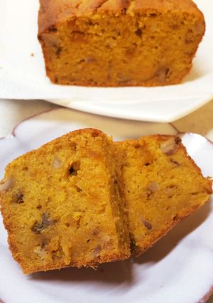 かぼちゃとクルミのパウンドケーキ☆-レシピのメイン写真