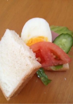 こどもと楽しい朝食♫サンドイッチ-レシピのメイン写真