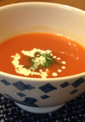 ホームメイドトマトスープ-レシピのメイン写真