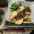 鯵とじゃがいもの揚げ焼き☆香味ソース