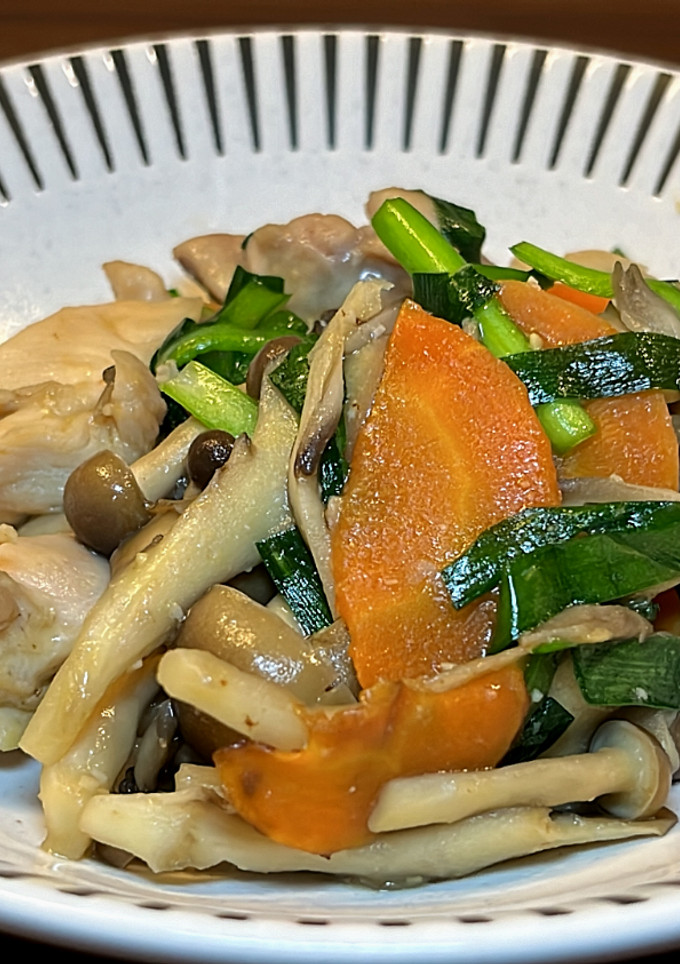 鶏肉ときのこのみそ炒め-レシピのメイン写真