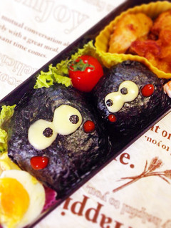 簡単キャラ弁・マックロクロスケ-レシピのメイン写真