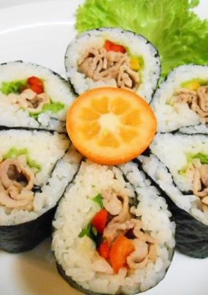 おはなのり巻き-レシピのメイン写真