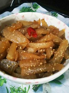 ご飯が進む!大根のきんぴら風煮物-レシピのメイン写真