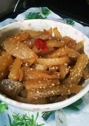 ご飯が進む！大根のきんぴら風煮物-レシピのメイン写真