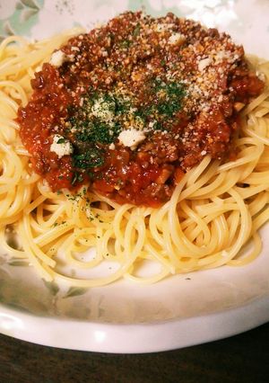 ミートスパゲッティー-レシピのメイン写真