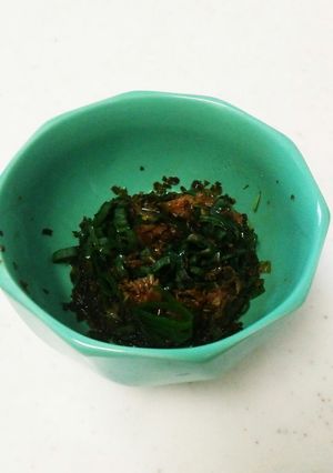 出汁がら鰹節のネギ昆布和え-レシピのメイン写真