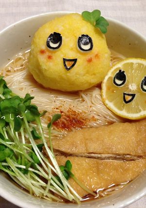 レモン素麺☆ふなっしー添え-レシピのメイン写真