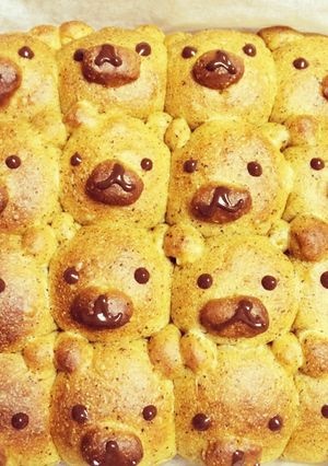 手捏ねでも簡単＊ミルクティーちぎりパン＊-レシピのメイン写真