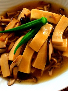高野豆腐ときのこの中華風含め煮-レシピのメイン写真