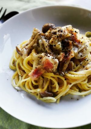 ゴマと豆乳のパスタ-レシピのメイン写真