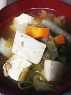 肉とうふ和風スープ-レシピのメイン写真