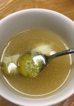 リメイク・エビ風味アフリカなすのスープ-レシピのメイン写真