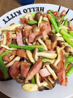 簡単♪アスパラとベーコンのバター醤油炒め-レシピのメイン写真