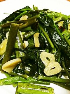 空芯菜のにんにく炒め-レシピのメイン写真