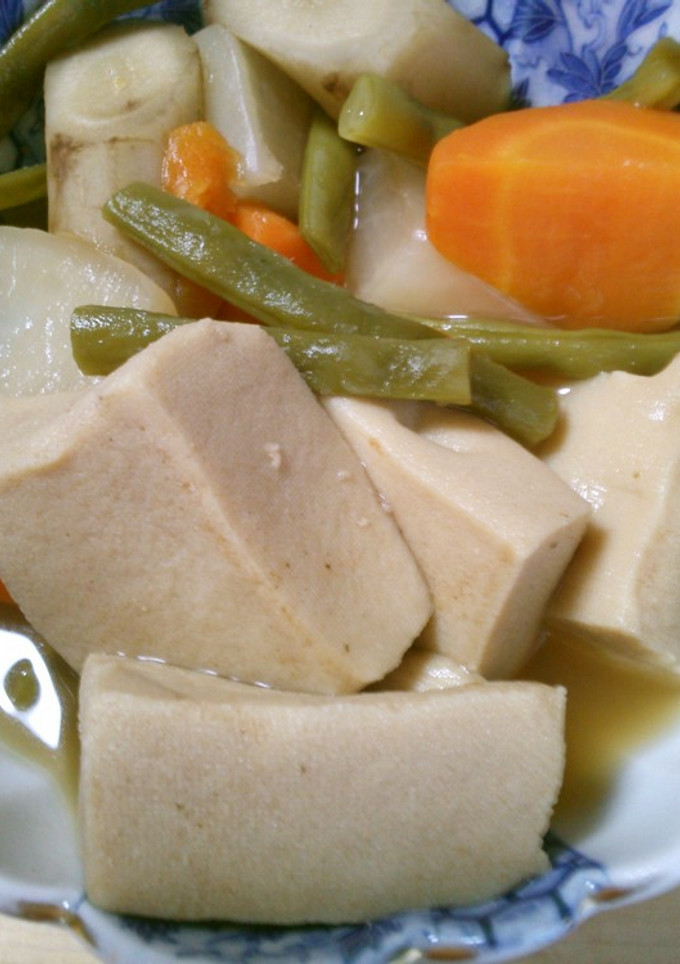簡単 和食！ 根菜と 高野豆腐の煮物♪-レシピのメイン写真