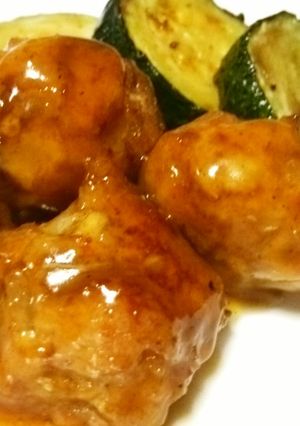 作り置き☆肉団子の甘酢ケチャップ餡和え-レシピのメイン写真