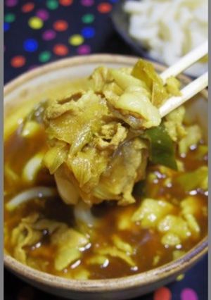 カレー研究会肉の旨味肉汁カレーづけうどん-レシピのメイン写真