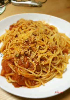 スパゲッティ・プッタネスカ-レシピのメイン写真