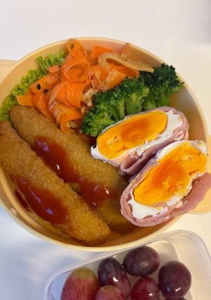 高校生女子お弁当　6/1-レシピのメイン写真