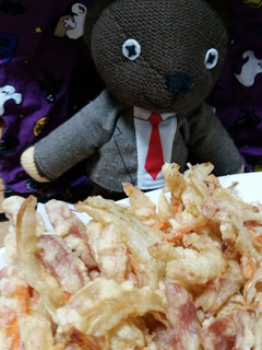 スパム入り沖縄かき揚げ「野菜天ぷら」-レシピのメイン写真