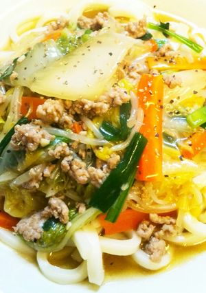 中華風あんかけうどん☺-レシピのメイン写真