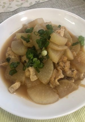 シンプルに大根と油揚げの煮物-レシピのメイン写真