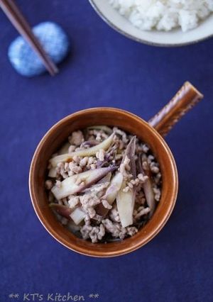 ミョウガとひき肉のナンプラーレモン-レシピのメイン写真
