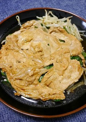 ノンメタポーク！レンジで簡単蒸しもやし-レシピのメイン写真