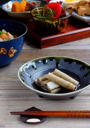 簡単追い鰹☆ゴボウの煮浸し!-レシピのメイン写真