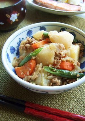 麺つゆ煮込み☆お手軽肉じゃが。-レシピのメイン写真