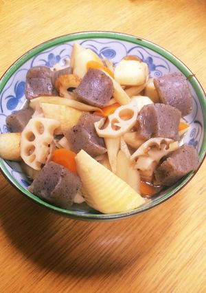 筑前煮！根菜たっぷり肉っけなしの煮物☆-レシピのメイン写真