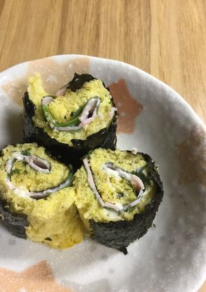 ハムと青しそのロールサンドイッチ-レシピのメイン写真