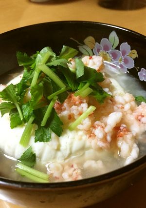 寄せ豆腐の海老そぼろ餡かけ-レシピのメイン写真
