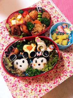 ツムツムキャラ弁-レシピのメイン写真
