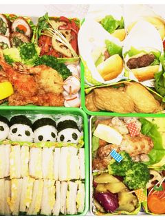 運動会 小学校お弁当2015可愛い♡覚書-レシピのメイン写真