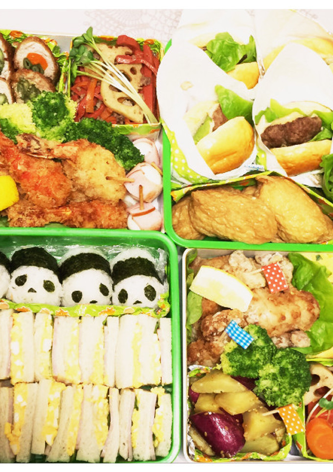 運動会 小学校お弁当2015可愛い♡覚書-レシピのメイン写真