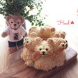ふわもこ♡ダッフィー風3Dちぎりパン