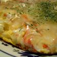 ふわとろカニ玉の甘酢あんかけ