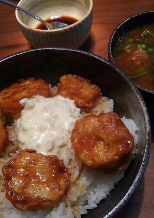 とりタルのタレ(とり肉丼)ベントマン再現-レシピのメイン写真