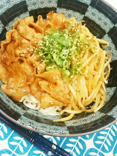ウマ辛☆坦々風豚うどん-レシピのメイン写真